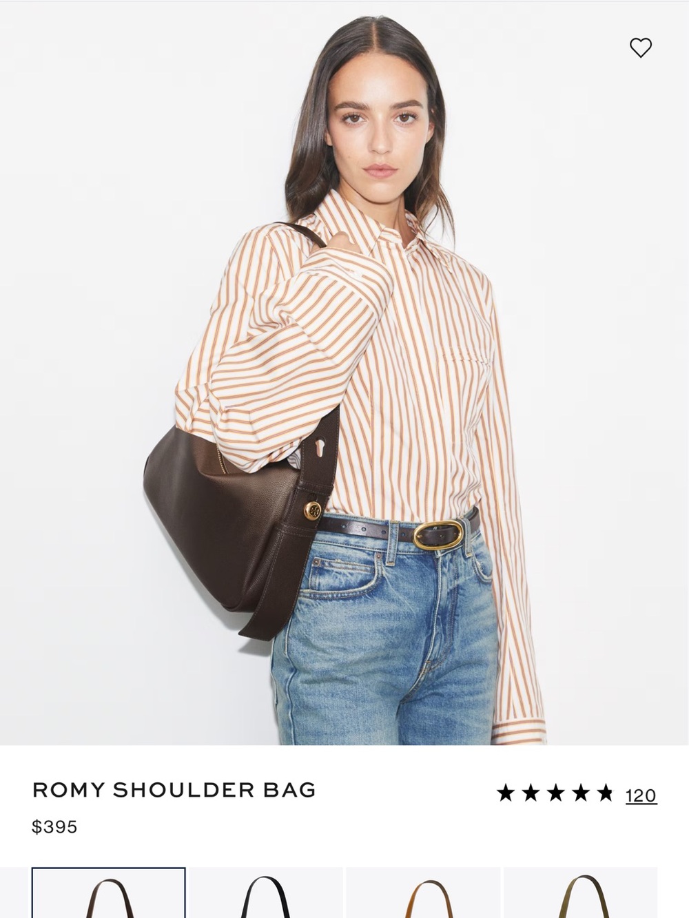TORY BURCH ROMY SHOULDER BAG REGULAR SIZE - Picture 5 of 8